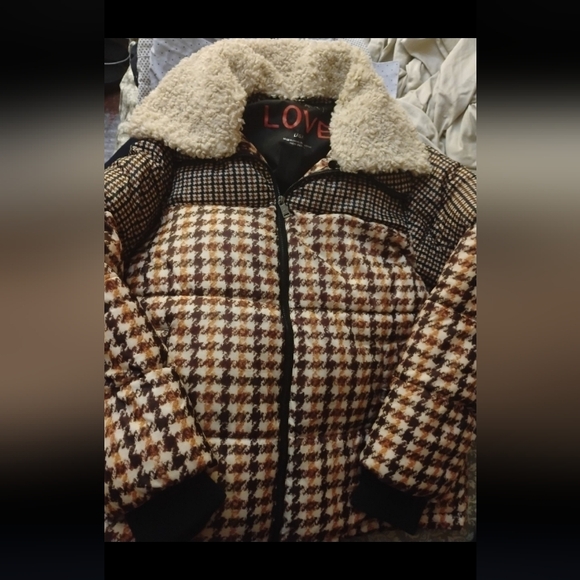 Bernardo Jackets & Blazers - Bernando Puffer Jacket Houndstooth